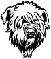 Preview: Aufkleber Wheaten Terrier Kopf