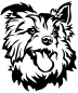 Preview: Aufkleber Australian Terrier Kopf