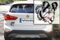 Preview: Autoaufkleber "Papillon" Kontur