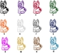 Preview: Autoaufkleber "Cairn Terrier" Kontur