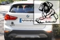 Preview: Autoaufkleber "Leonberger" Kontur