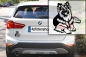 Preview: Autoaufkleber "Chodsky Pes" (Chodenhund) Kontur