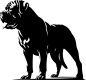 Preview: Aufkleber Bullmastiff