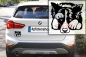 Preview: Autoaufkleber "Border Collie" Kontur