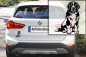 Preview: Autoaufkleber "Landseer" Kontur