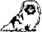 Preview: Aufkleber Pekinese