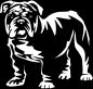 Preview: Aufkleber Englische Bulldogge