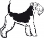 Preview: Aufkleber Foxterrier