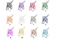 Preview: Autoaufkleber "Australian Cattle Dog" Kontur