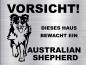 Preview: Hundeschild Australian Shepherd