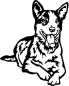 Preview: Aufkleber Australian Cattle Dog