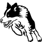 Preview: Aufkleber Border Collie