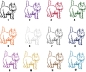 Preview: Autoaufkleber "West Highland Terrier" Kontur