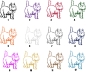 Preview: Autoaufkleber "West Highland Terrier" Kontur