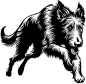 Preview: Aufkleber Irish Wolfhound