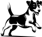 Preview: Aufkleber jack russell terrier