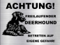 Preview: Hundeschild Scottish Deerhound