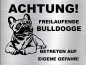 Preview: Hundeschild Französische Bulldogge