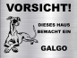 Preview: Hundeschild Galgo