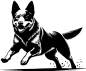 Preview: Aufkleber Australian Cattle Dog