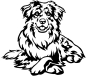 Preview: Aufkleber Australian Shepherd