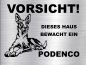 Preview: Hundeschild Podenco