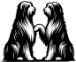 Preview: Aufkleber Bearded Collie