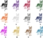 Preview: Autoaufkleber "Australian Cattle Dog" Kontur