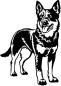 Preview: Aufkleber Australian Cattle Dog