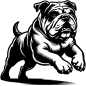 Preview: Aufkleber Old English Bulldog