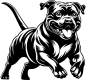 Preview: Aufkleber Staffordshire Bullterrier