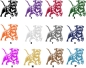 Preview: Autoaufkleber "Staffordshire Bullterrier" Kontur