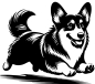 Preview: Aufkleber Welsh Corgi