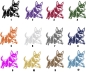Preview: Autoaufkleber "Australian Kelpie" Kontur