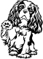 Preview: Aufkleber Cavalier King Charles Spaniel