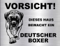 Preview: Hundeschild Boxer