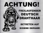 Preview: Hundeschild Deutsch Drahthaar