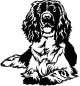 Preview: Aufkleber Springer Spaniel