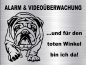 Preview: Hundeschild Englische Bulldogge