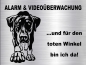 Preview: Hundeschild Dobermann