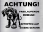 Preview: Hundeschild Deutsche Dogge