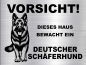 Preview: Hundeschild Deutscher Schäferhund