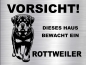 Preview: Hundeschild Rottweiler