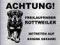 Preview: Hundeschild Rottweiler