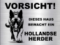 Preview: Hundeschild Hollandse Herder