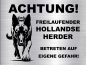 Preview: Hundeschild Hollandse Herder