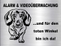 Preview: Hundeschild Kurzhaardackel