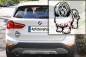 Preview: Autoaufkleber "Havaneser" Kontur