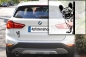 Preview: Autoaufkleber "Französische Bulldogge" Kontur