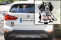 Preview: Autoaufkleber "Epagneul Breton" Kontur